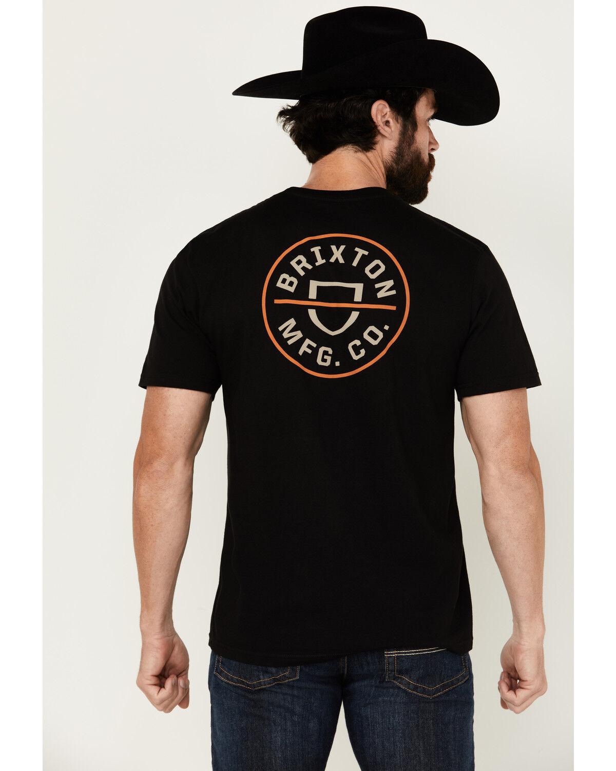 Image #4 - Brixton Men's Crest II Logo Short Sleeve Graphic T-Shirt, , hi-res