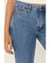 Image #2 - Wrangler Women's Westward Light Wash Dip Dye Mid Rise Bootcut Denim Jeans, Light Wash, hi-res