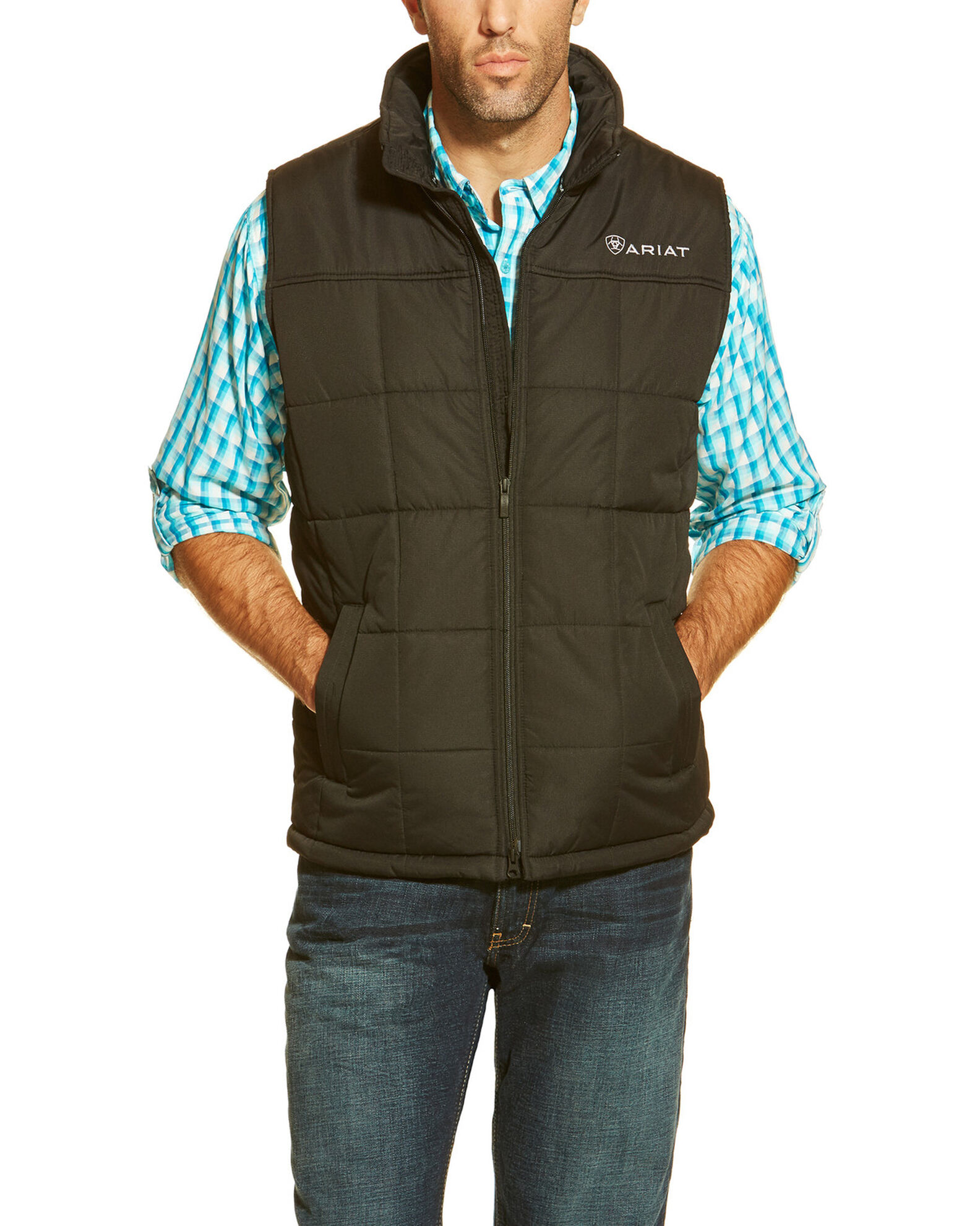 Ariat men's crius vest best sale