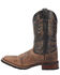 Laredo Men's Montana Western Boots - Broad Square Toe, Brown, hi-res