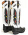 Image #3 - Ranch Road Boots Women's Scarlett Feather Western Boots - Snip Toe, Black, hi-res