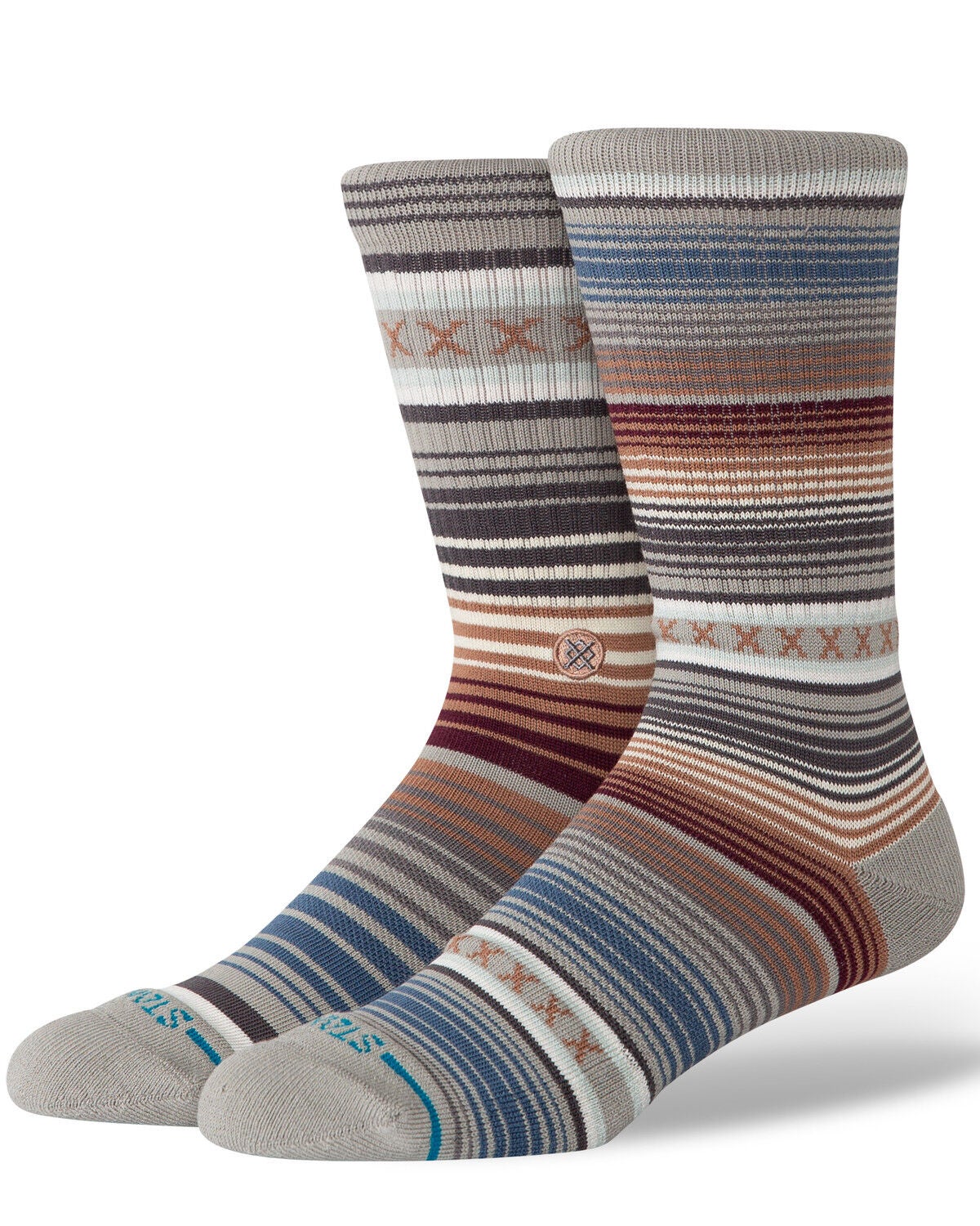 Stance Men's Curren Crew Socks, Multi, hi-res