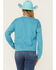 Image #4 - Roper Women's Fringe Fleece Pullover , Turquoise, hi-res