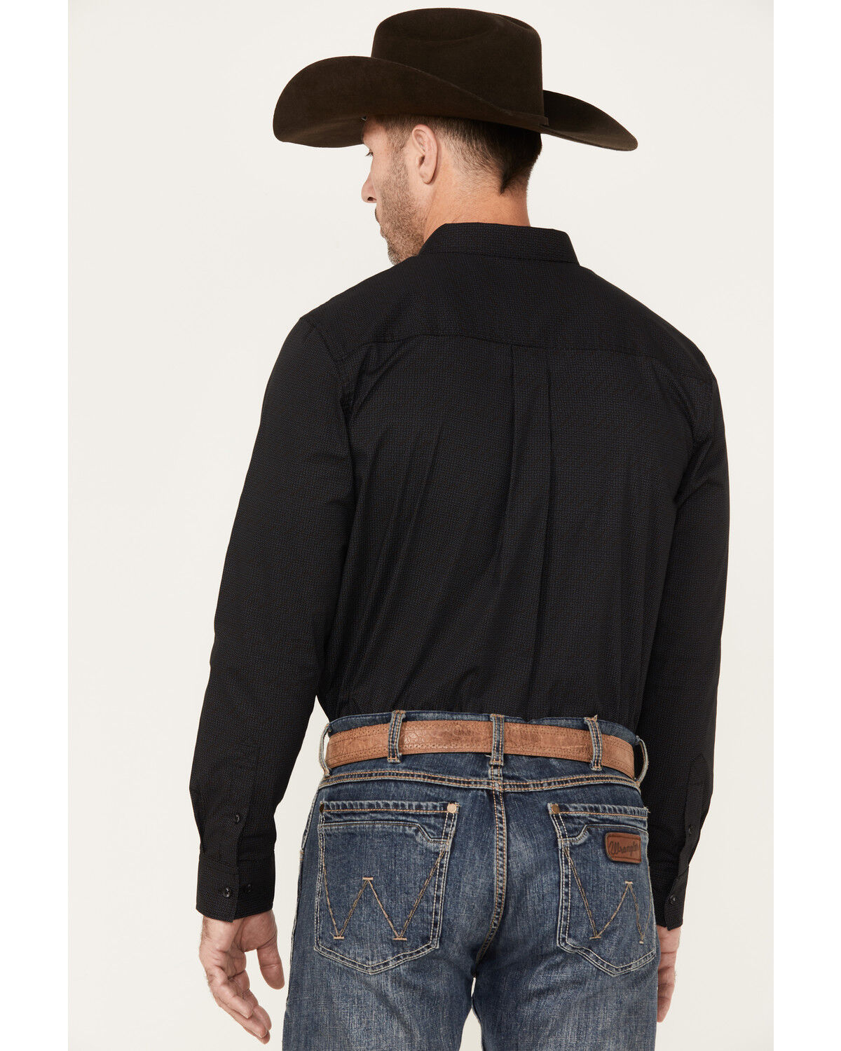 Image #4 - Cody James Men's Bedrock Solid Long Sleeve Stretch Button-Down Western Shirt, Grey, hi-res
