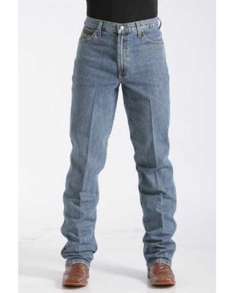 Image #1 - Cinch Men's Relaxed Fit Green Label Jeans, Blue, hi-res