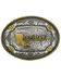 Cody James Men's Antiqued Oval Louisiana Belt Buckle, Multi, hi-res