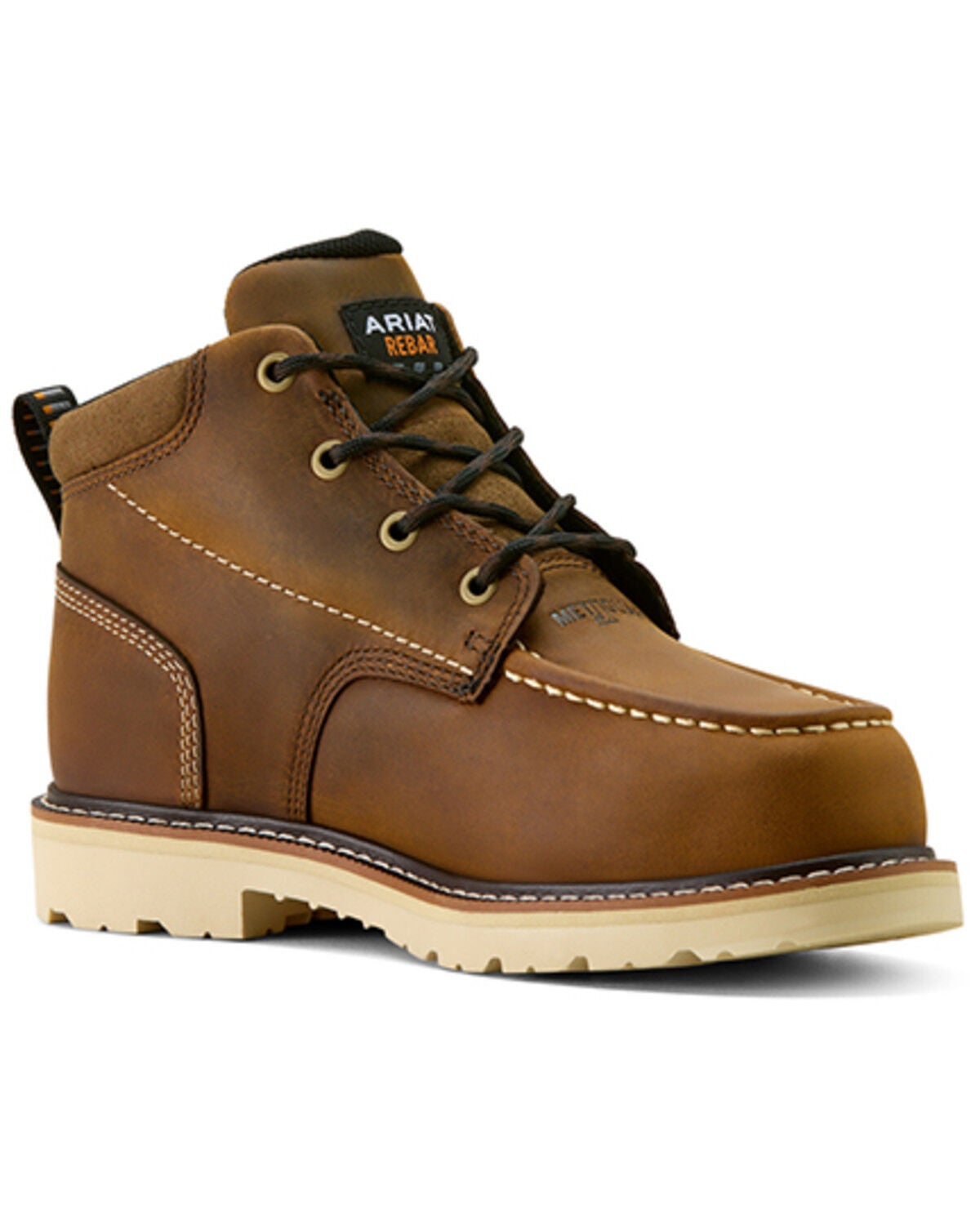 Ariat Women's Rebar Lift Metguard Chukka Work Boots - Composite Toe, Brown, hi-res