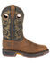 Image #2 - Georgia Boot Men's Carbo-Tec LT Waterproof Western Work Boots - Soft Toe, Black/brown, hi-res