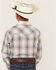 Image #4 - Ely Walker Boys' Textured Plaid Print Long Sleeve Pearl Snap Western Shirt, White, hi-res