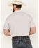 Image #4 - Cody James Men's Lake Travis Plaid Print Short Sleeve Snap Western Shirt - Big, White, hi-res