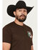 Image #4 - Cowboy Hardware Men's Mexican Flag Short Sleeve Graphic T-Shirt, Dark Brown, hi-res