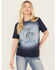 Image #1 - Idyllwind Women's Midnight Rodeo Oversized Graphic Trustie Tee, Blue, hi-res