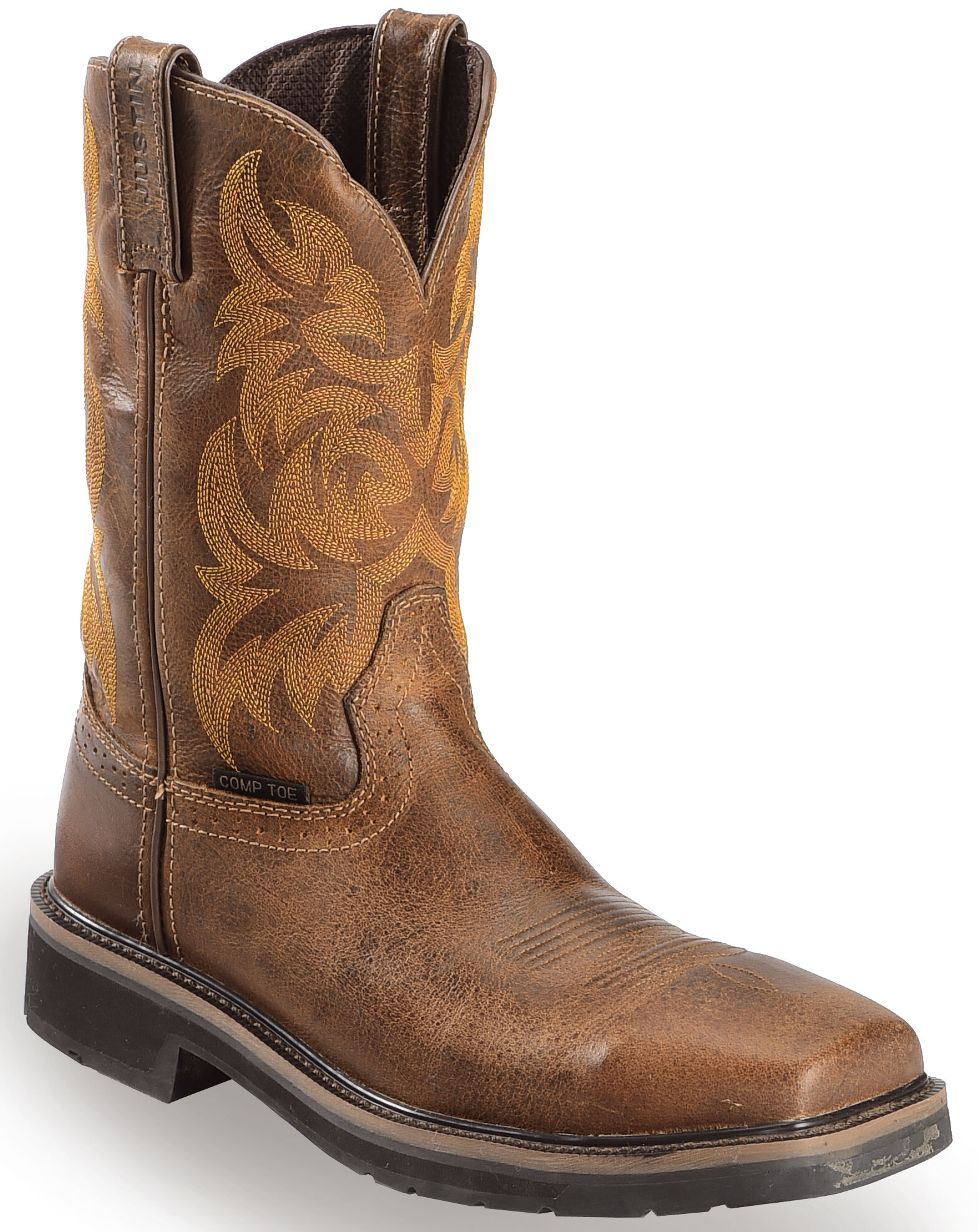 justin work boots composite toe