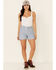 Wrangler Women's Cord Hiking Shorts, Light Blue, hi-res