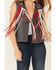 Image #3 - Double D Ranch Women's Indigo Eagle Live Tie-Front Vest , Indigo, hi-res