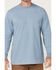 Image #3 - Hawx Men's Forge Long Sleeve Work T-Shirt, Light Blue, hi-res