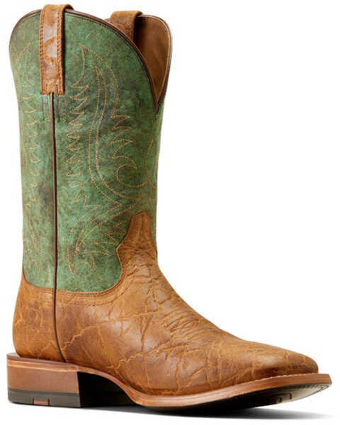 Image #1 - Ariat Men's Circuit Paxton Western Boots - Broad Square Toe , Brown, hi-res