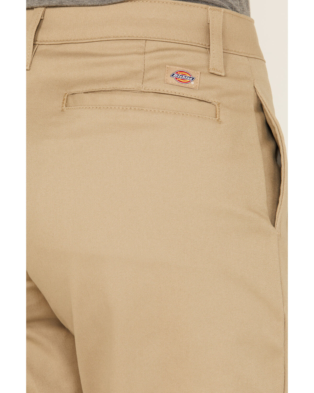 Image #4 - Dickies Women's Mid Rise Straight Stretch Twill Work Pants, Sand, hi-res