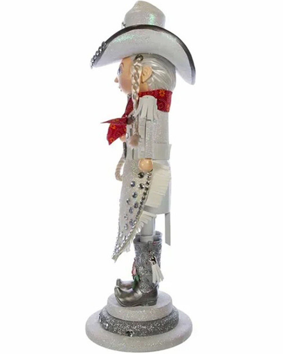 Image #2 - Kurt Adler 18" Hollywood Nutcrackers&trade; Rhinestone Cowgirl Nutcracker, Multi, hi-res