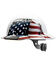 Image #1 - Lift Safety DAX American Flag Full Brim Hard Hat, Red/white/blue, hi-res