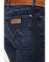Image #4 - Wrangler Retro Women's Cassie Dark Wash Mid Rise Trouser Stretch Denim Jeans, Dark Wash, hi-res