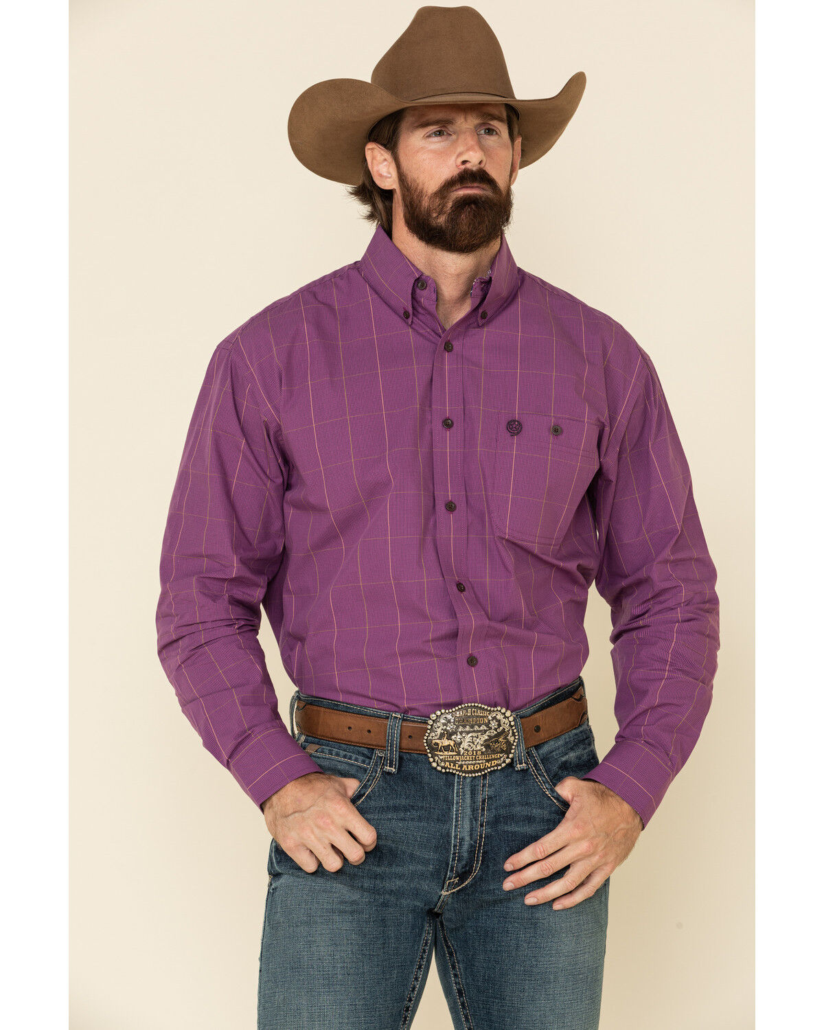 lavender western shirt