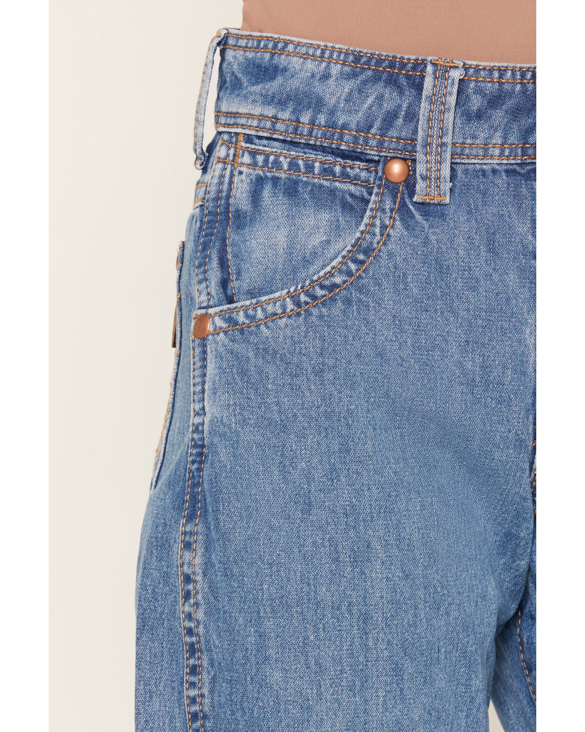 Image #2 - Wrangler Women's Medium Wash Super Barrel Denim Jeans, Medium Wash, hi-res