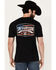 Image #4 - Smith & Wesson Men's USA Flag Label Short Sleeve Graphic T-Shirt, Black, hi-res