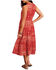 Image #2 - Stetson Women's Bandana Print Sleeveless Midi Dress, Red, hi-res