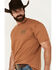 Image #4 - Dark Seas Men's Boot Barn Exclusive Coastal Rancher Short Sleeve Graphic T-Shirt, Brown, hi-res