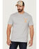 Image #1 - Changes Men's Yellowstone For The Brand Silhouette Graphic T-Shirt  , Grey, hi-res