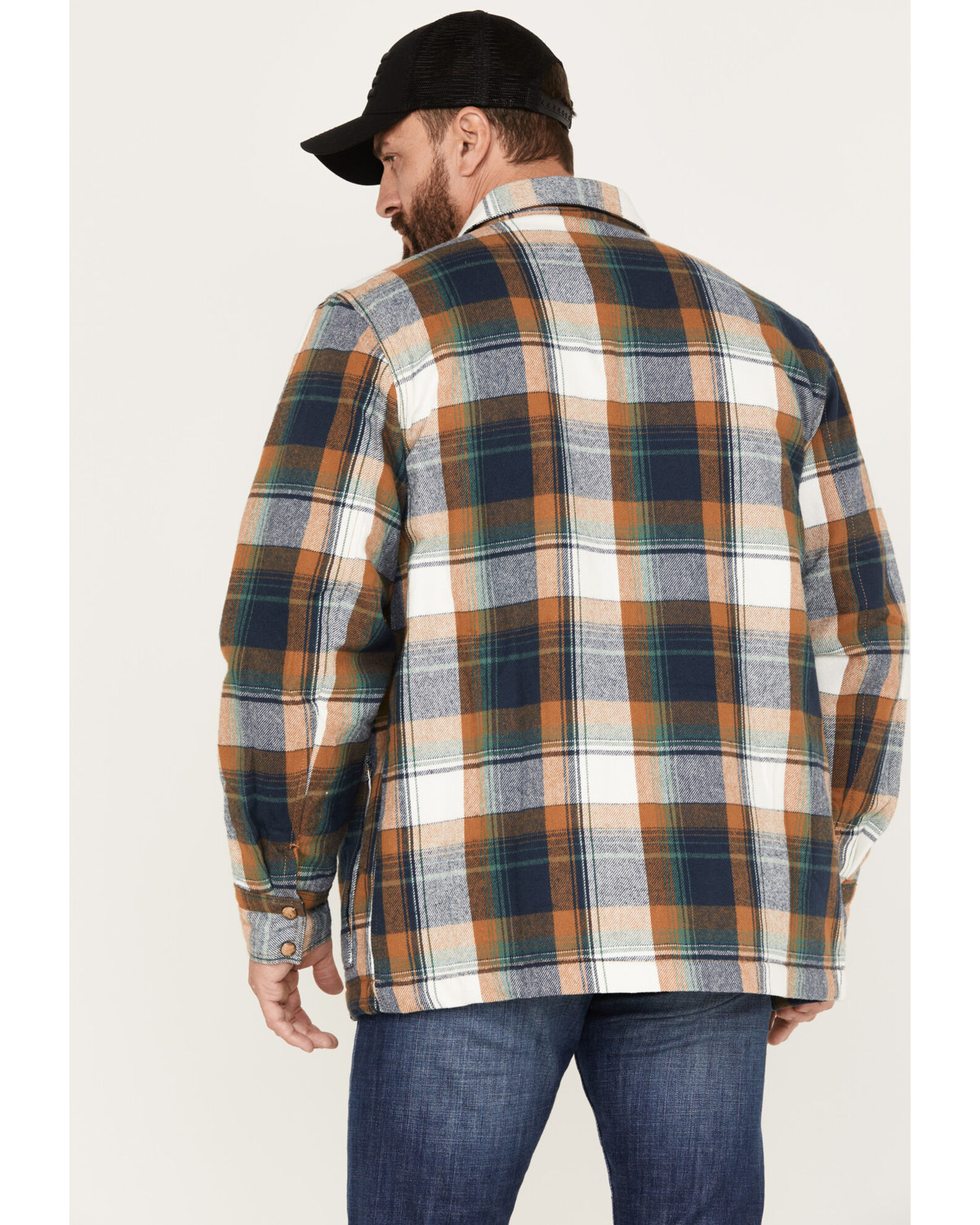 Wrangler Men s Sherpa Lined Flannel Shirt Jacket Country Outfitter