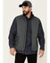 Image #1 - Dakota Grizzly Men's Slate Nolan Zip-Front Quilted Vest, Grey, hi-res