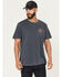 Image #2 - Brixton Men's Gibson Short Sleeve Graphic T-Shirt, Dark Blue, hi-res