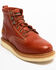 Hawx Men's Grade Wedge Work Boots - Round Toe, Red, hi-res