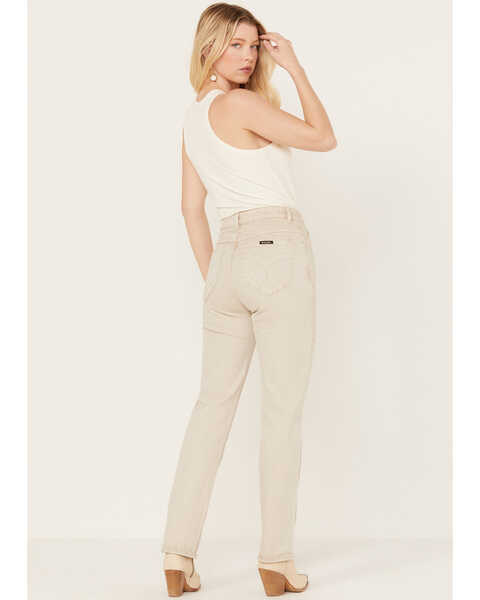 Image #3 - Rolla's Women's High Rise Ankle Straight Jeans, Off White, hi-res