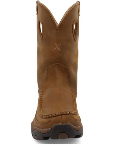 Image #5 - Twisted X Men's Distressed Saddle Hiker Boots - Moc Toe, Brown, hi-res