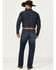 Image #3 - Wrangler Retro Men's Dellwood Medium Wash Relaxed Bootcut Stretch Denim Jeans - Tall, Medium Wash, hi-res