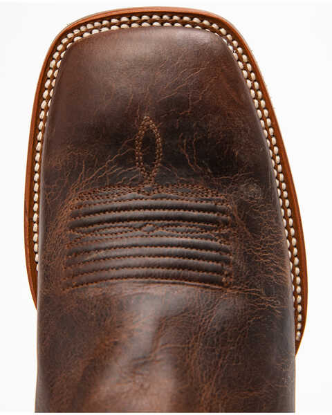Image #6 - RANK 45® Men's Suntan Zulu Western Performance Boots - Broad Square Toe, Tan, hi-res