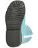 Image #6 - Smoky Mountain Toddler Girls' Autry Western Boots - Broad Square Toe, Turquoise, hi-res