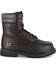 Georgia Boot Men's 6" Oiler Work Boots - Steel Toe , Brown, hi-res
