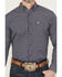 Image #3 - Ariat Men's Canaan Pro Series Plaid Print Long Sleeve Button-Down Stretch Western Shirt, Navy, hi-res