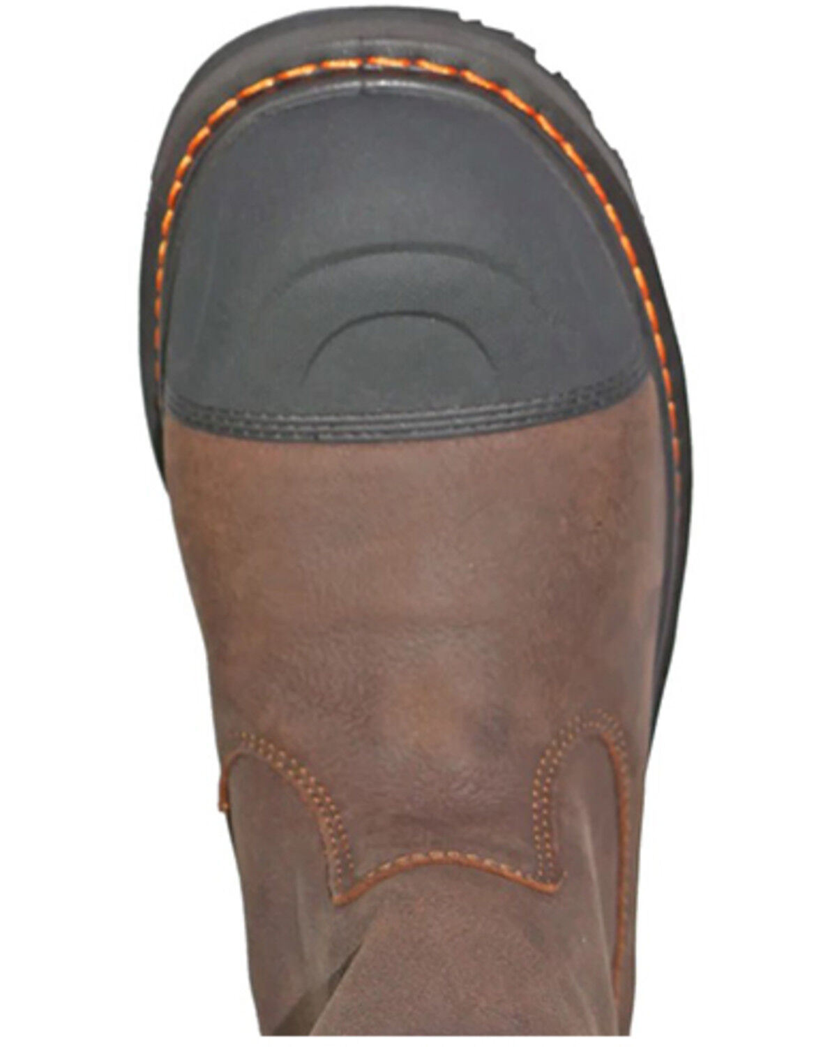 Image #6 - Hoss Men's 10" Cartwright Waterproof Work Boots - Composite Toe, Brown, hi-res