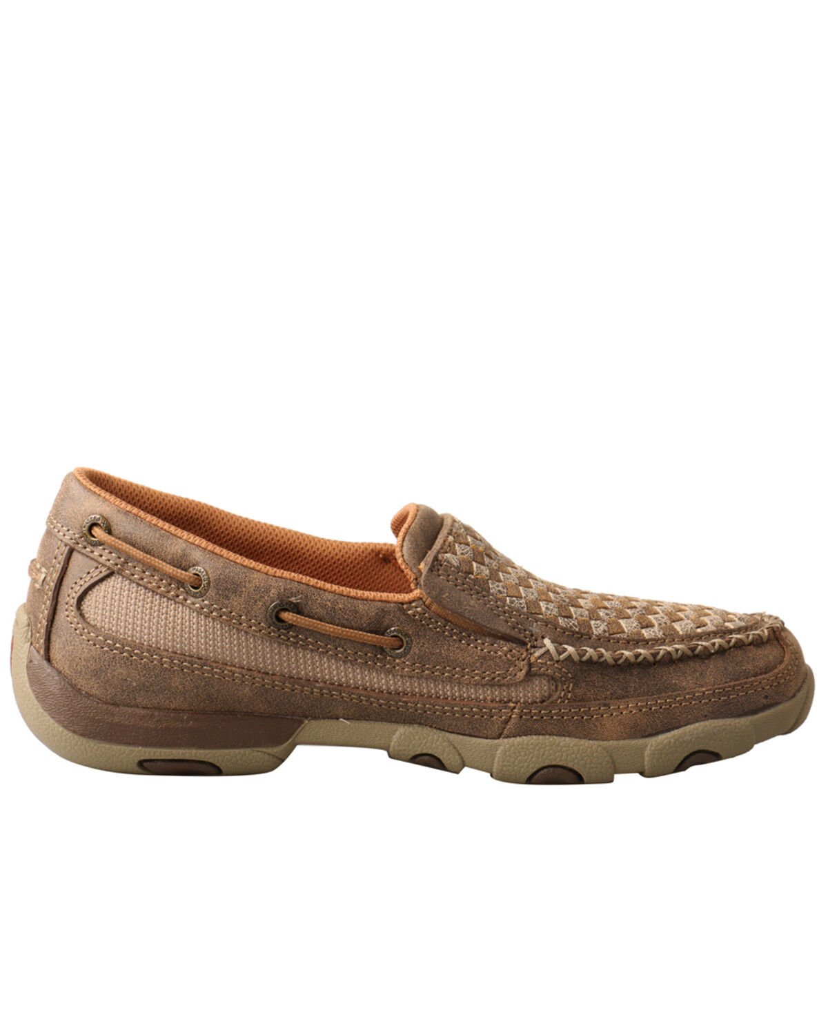 Image #2 - Twisted X Women's Slip-On Driving Mocs, Brown, hi-res
