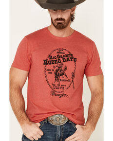 Wrangler Men's Red Rodeo Logo Graphic T-Shirt , Red, hi-res