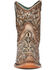 Image #3 - Corral Women's Overlay Western Booties - Snip Toe, Tan, hi-res