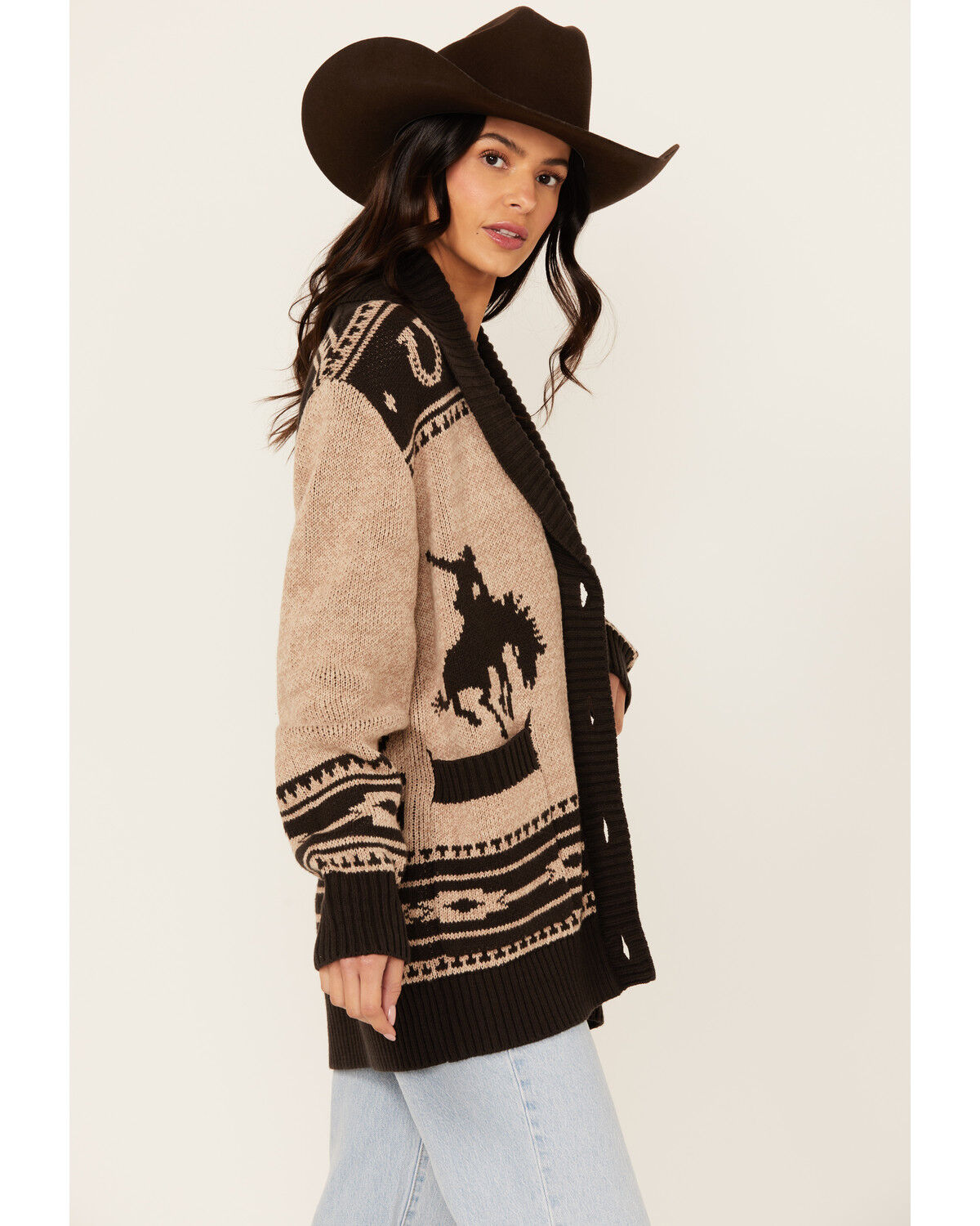 Image #2 - Wrangler Women's Desert Horse Cardigan, , hi-res
