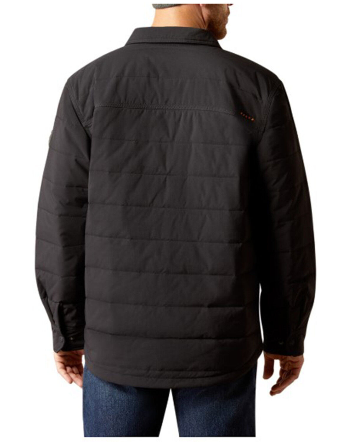 Image #2 - Ariat Men's Rebar Cordura Ripstop Insulated Jacket, Black, hi-res
