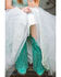 Image #6 - Junk Gypsy by Lane Women's Dreamer Fringe Western Boots - Snip Toe, Turquoise, hi-res