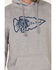 Tin Haul Men's Gray Native Arrowhead Graphic Hooded Sweatshirt , Grey, hi-res